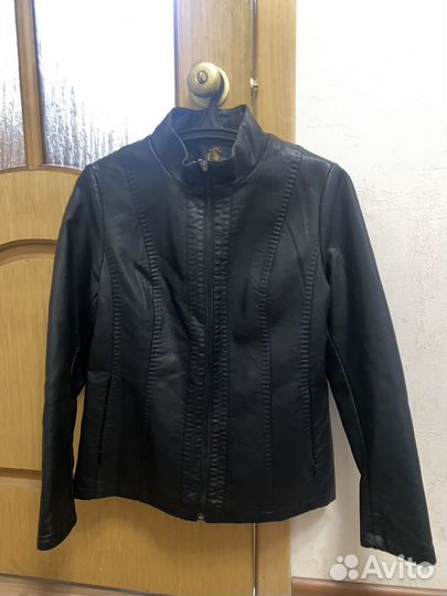 Куртка кожаная Пальто демисезонная