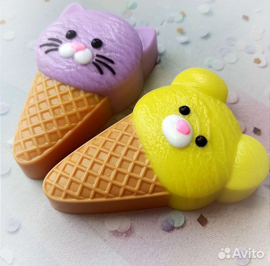 Мыло ручной работы мороженое подарок