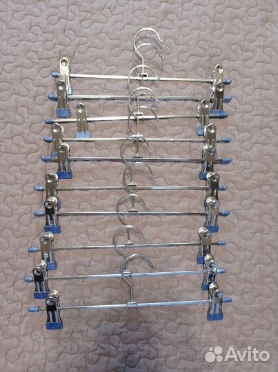 Вешалки для брюк с зажимами, 20 шт