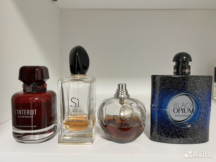 Туалетная вода парфюм остатки