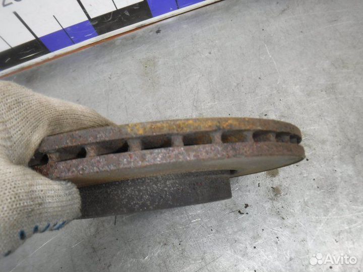 Тормозной диск передний правый Nissan Almera G15