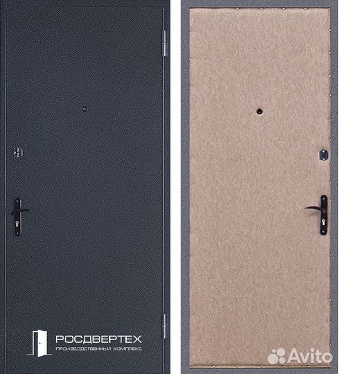 Дверь входная металлическая