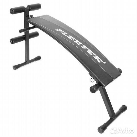 Скамья для пресса Омега с изгибом с ножкой