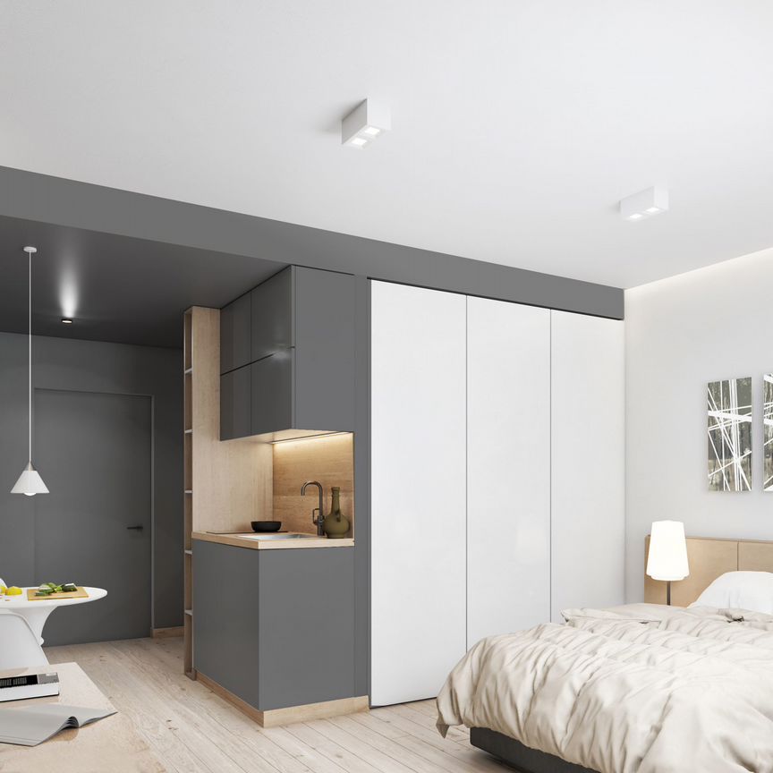 1-к. апартаменты, 24,9 м², 9/13 эт.