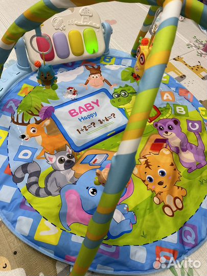 Развивающий коврик+музыкальный мобиль