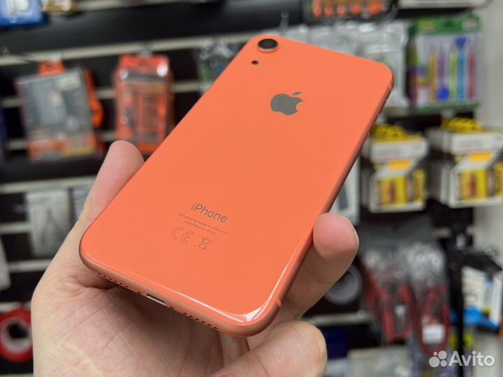 Корпус iPhone XR коралловый