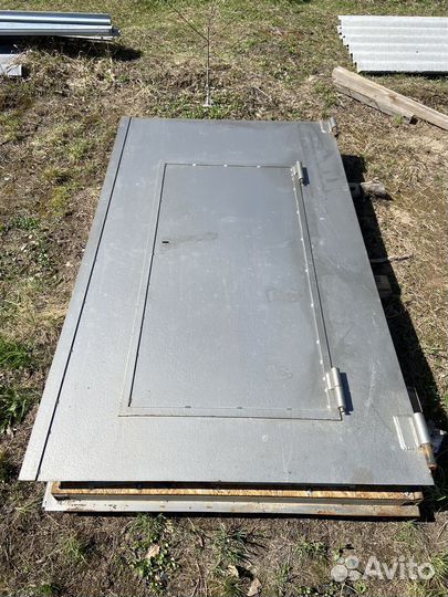 Ворота гаражные металлические бу