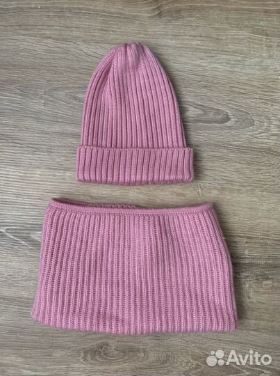 Комплект шапка, шарф