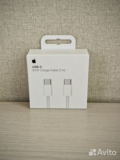 Кабель Apple USB-C to USB-C 1m 60w новый оригинал