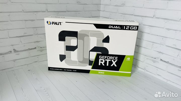 Новая rtx 3060 12 гб Palit новая