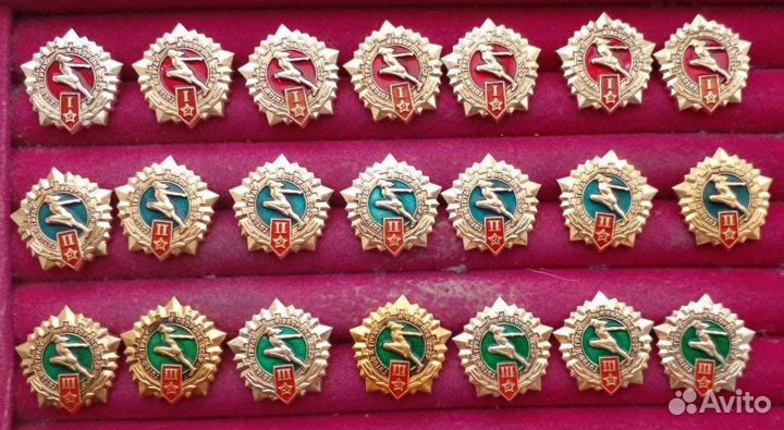 Значки гто с погоном Армия СССР