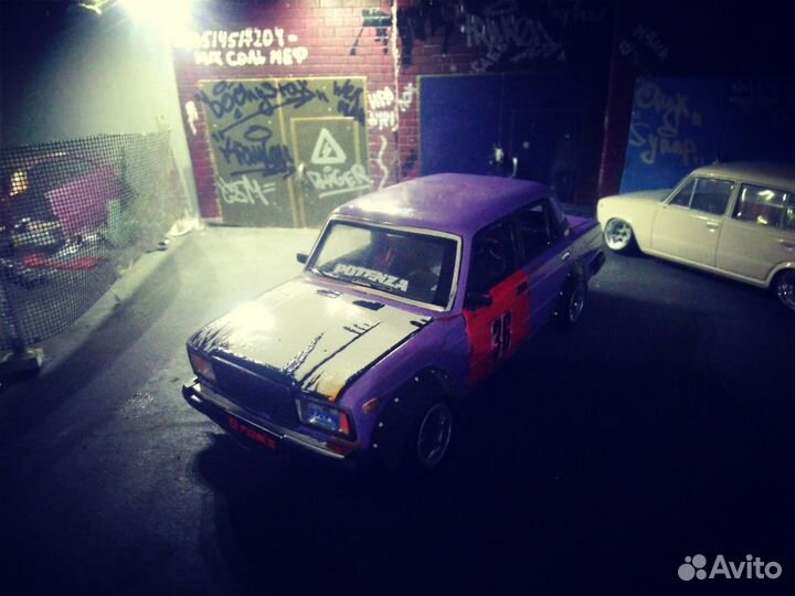 Масштабная модель ваз 2107 winter Drift 1/24
