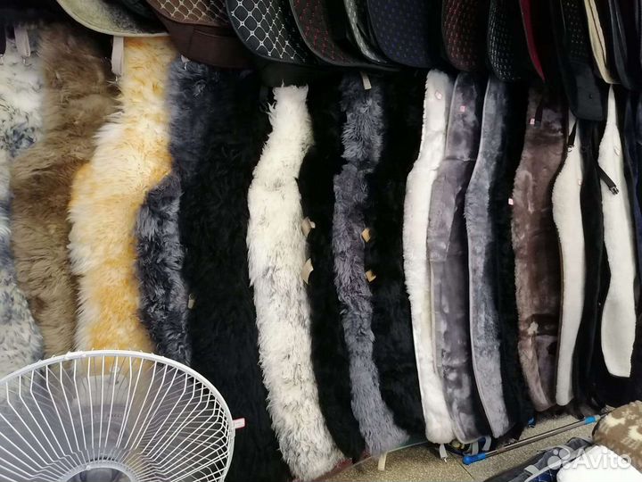 Меховые накидки из овчины на сидения