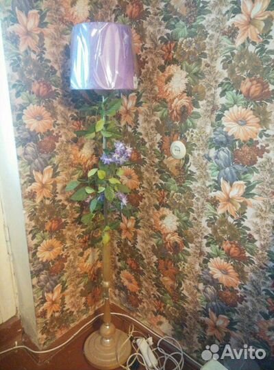 Торшер винтажный СССР