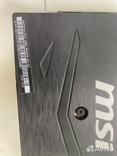 Видеокарта gtx 1660 6gb