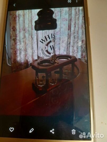 Подарочный Бутыль для виски с рюмками