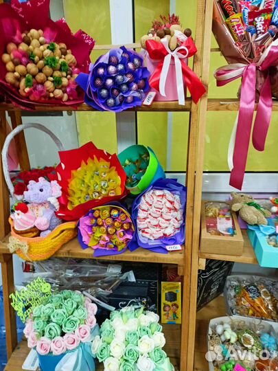 Съедобные букеты в наличии подарки