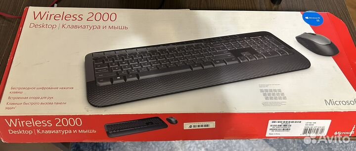 Беспроводная клавиатура и мышь microsoft