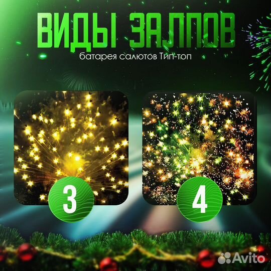 Фейерверк батарея салютов тип-топ