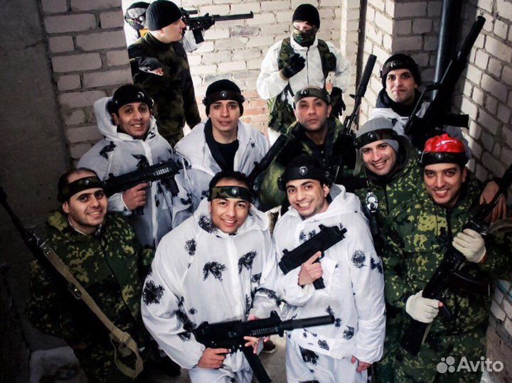 Выездные игры в лазертаг