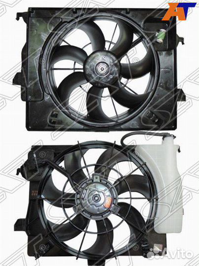 Диффузор радиатора Solaris / Kia Rio 253804L050