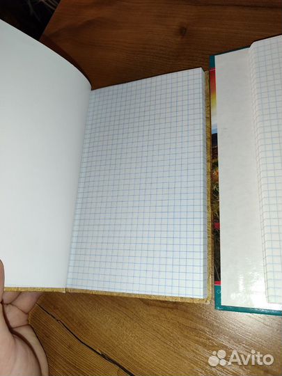 Тетрадь ежедневник в твердом переплете клетка