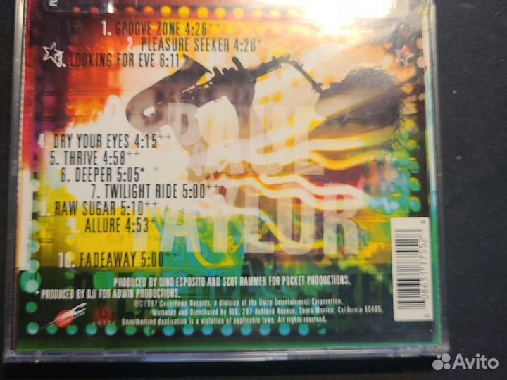 Компакт диск CD Paul Taylor Pleasure Seeker