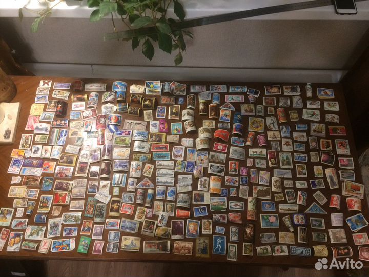 Почтовые марки СССР, USA, Cuba, Корея