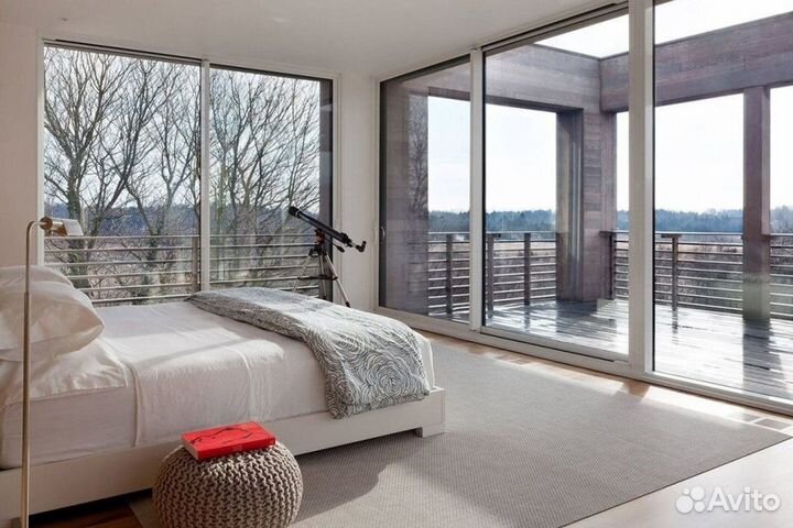 Окно алюминиевое