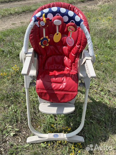 Стульчик для кормления chicco polly magic