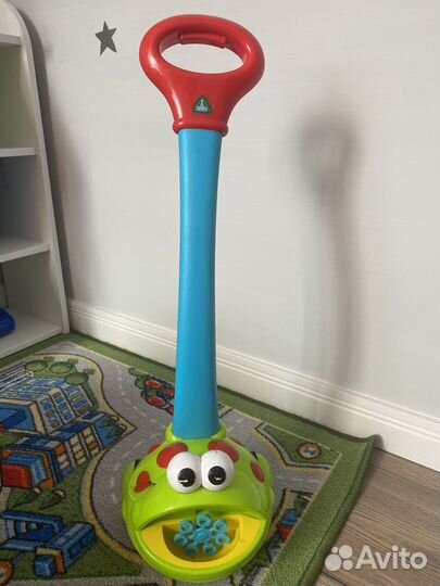 Каталка лягушка ELC с мыльными пузырями