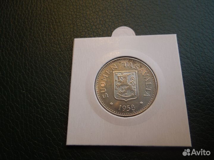 100 и 200 марок 1956,57 гг Финляндия серебро