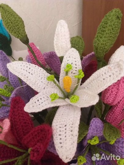 Букет цветов, светильник, подарок, дизайн