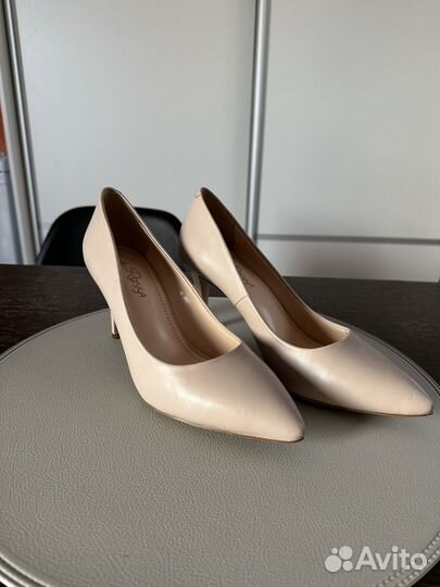 Туфли лодочки натуральная кожа 39