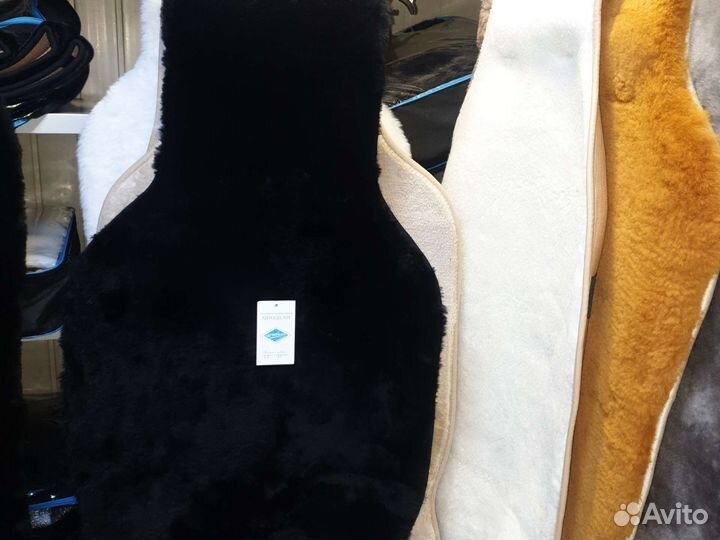 Меховая накидка на сиденье из овчины Австралия