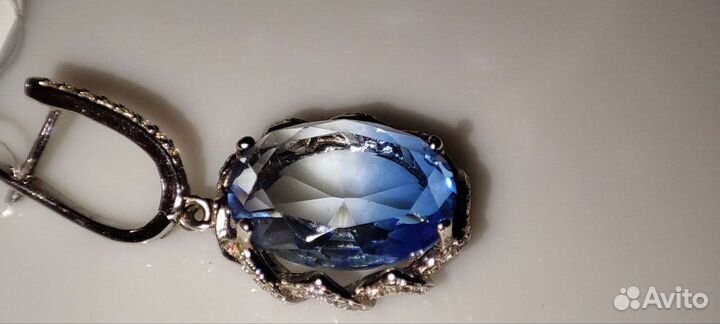 Серебряные серьги новые