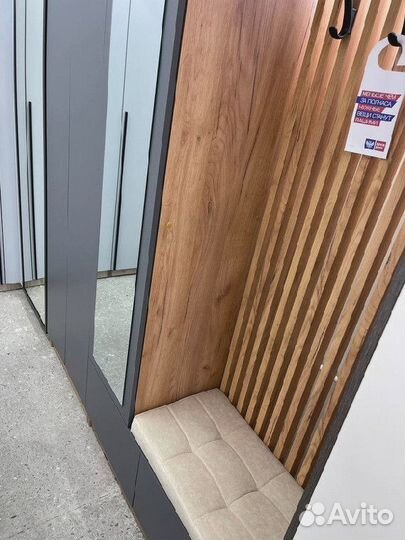 Прихожая графит 100 см в наличии