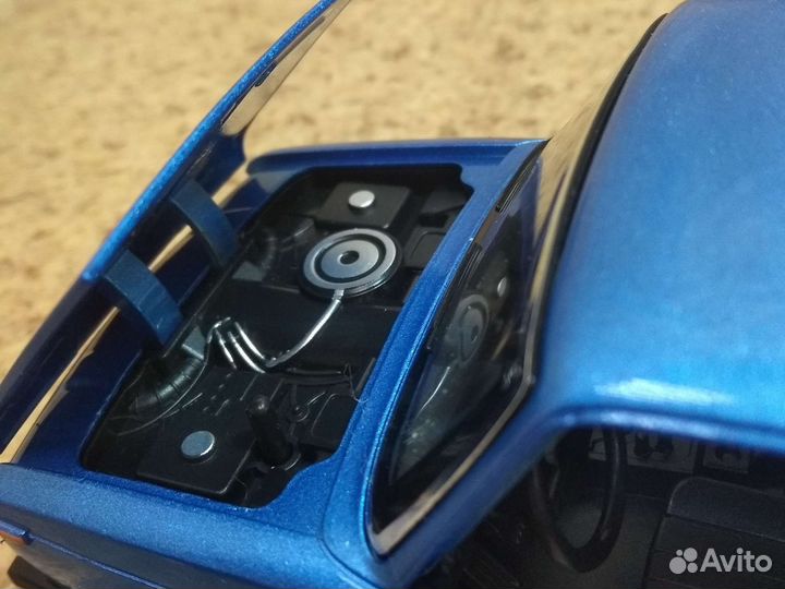 Ваз-2106 голубой металлик модель 1:24