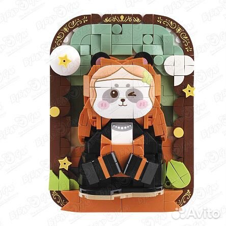 Конструктор Lanson Toys Панда с котом рамка