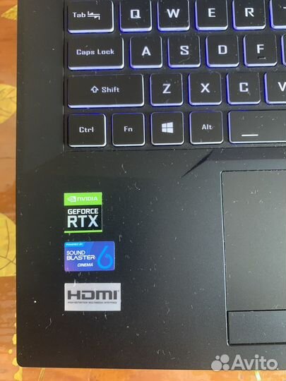 Игровой ноутбук hasee RTX 3070