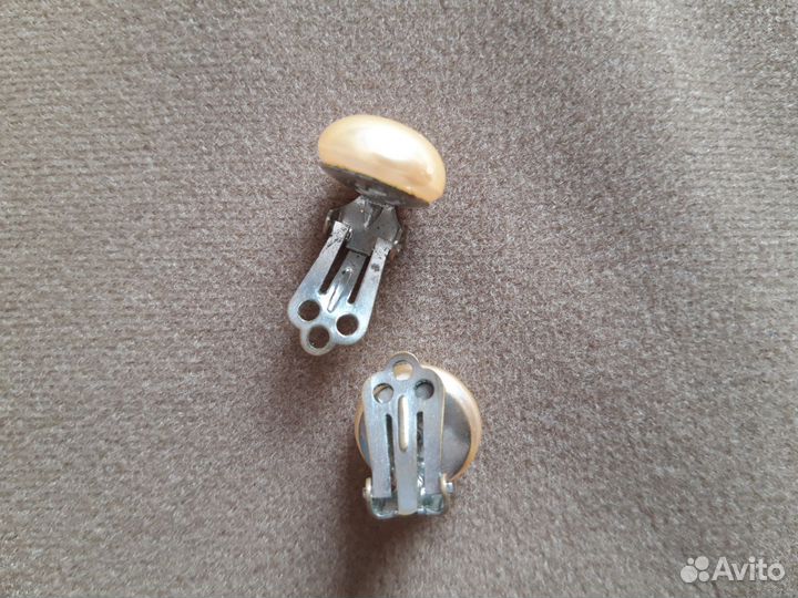 Серьги, серьги-клипсы, кулон