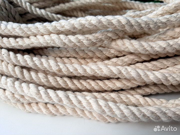Шнур декор. хлопок Моток 20 метров Диаметр 1см