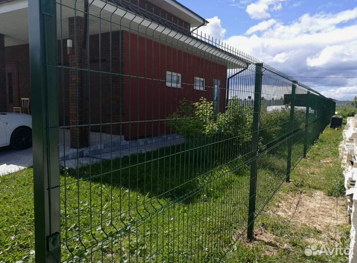 3Д сетка гиттер для забора