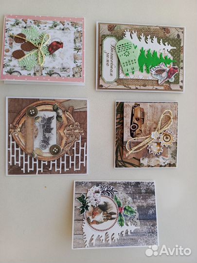 Скрапбукинг открытка