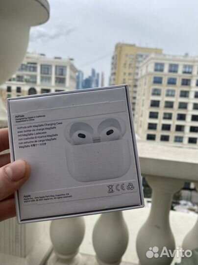 Беспроводные наушники apple airpods 3