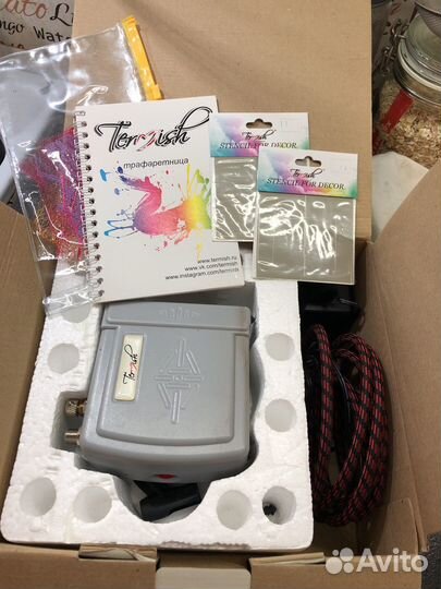 Аэрограф с мини компрессором