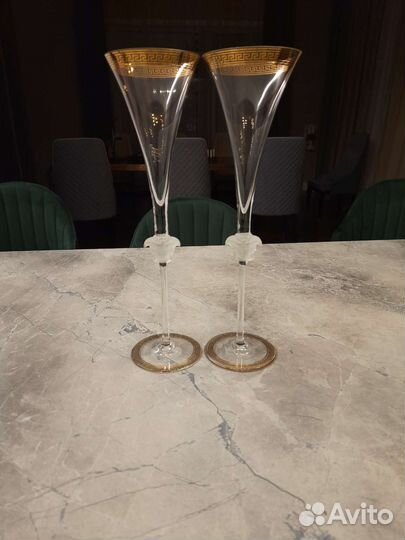 Бокалы для вина новые Versace
