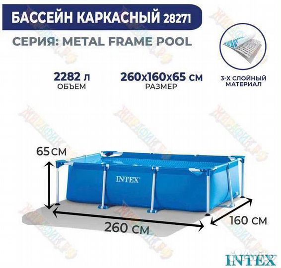 Каркасный бассейн