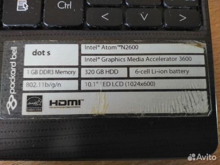 Нетбук packard Bell