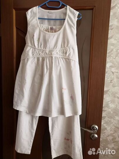 Костюм льняной для беременных, 44-46разм